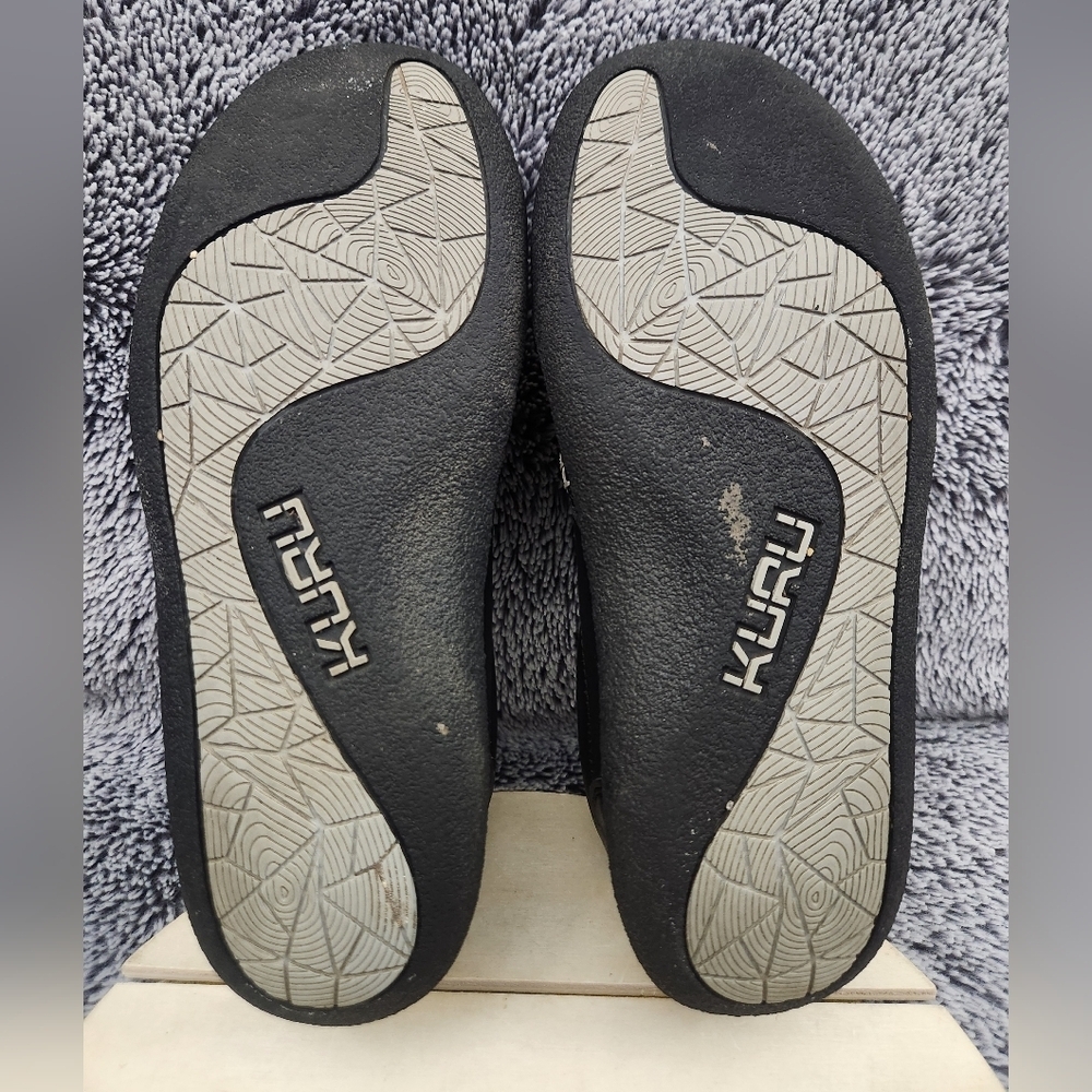 Kuru Kivi Black Slip On Loafer Comfort Leather Casual Shoes Women's Size 8.5 W - Picture 8 of 9